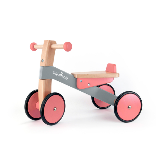 Bajo Wooden Balance Bike - Pink
