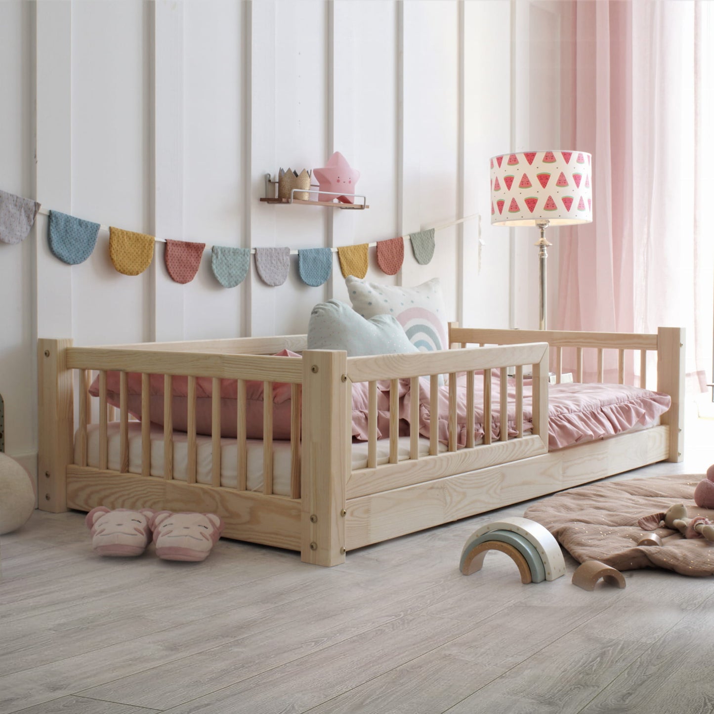 Barnarúm Basic Natural 160x80cm - FORPÖNTUN