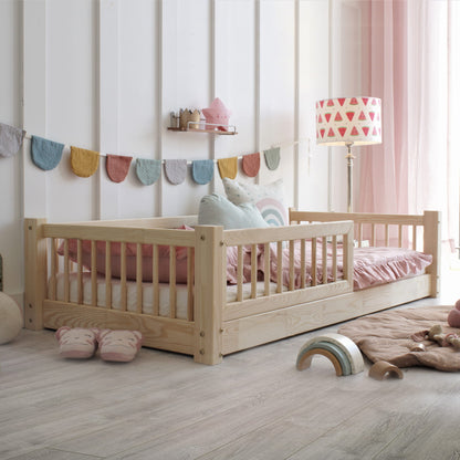 Barnarúm Basic Natural 160x80cm - FORPÖNTUN