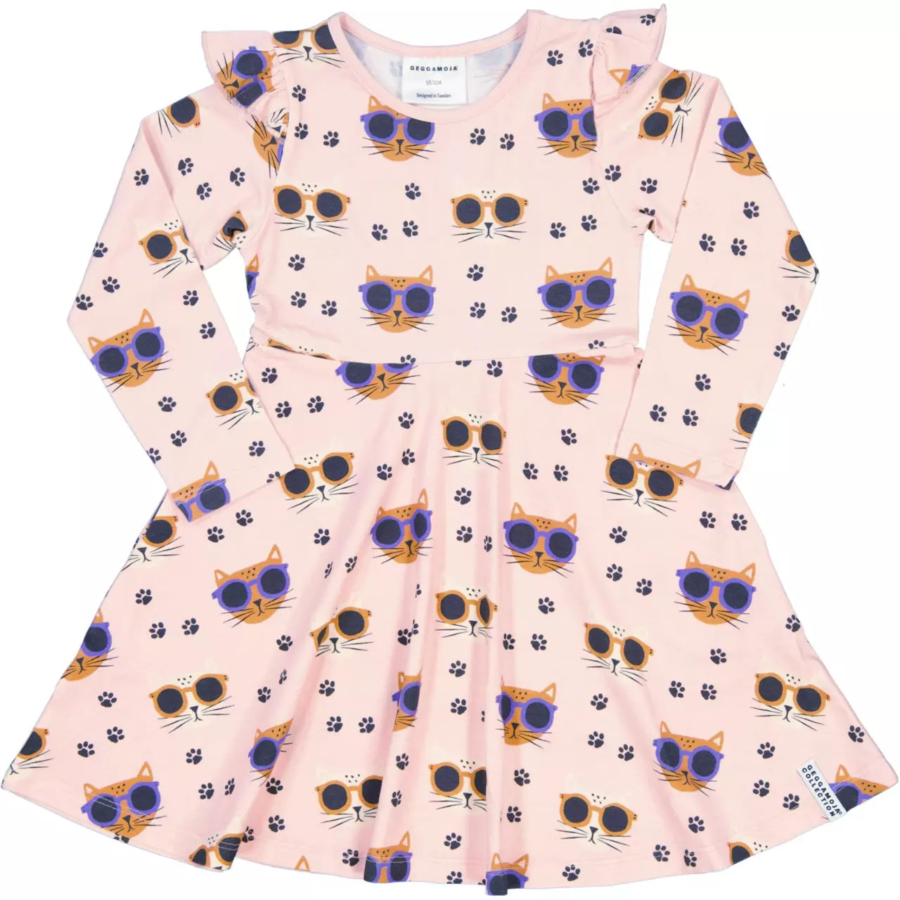 Bamboo Kjóll / Náttkjóll - Cool Cats Pink