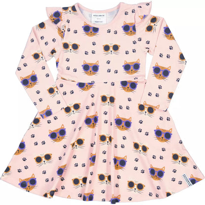 Bamboo Kjóll / Náttkjóll - Cool Cats Pink