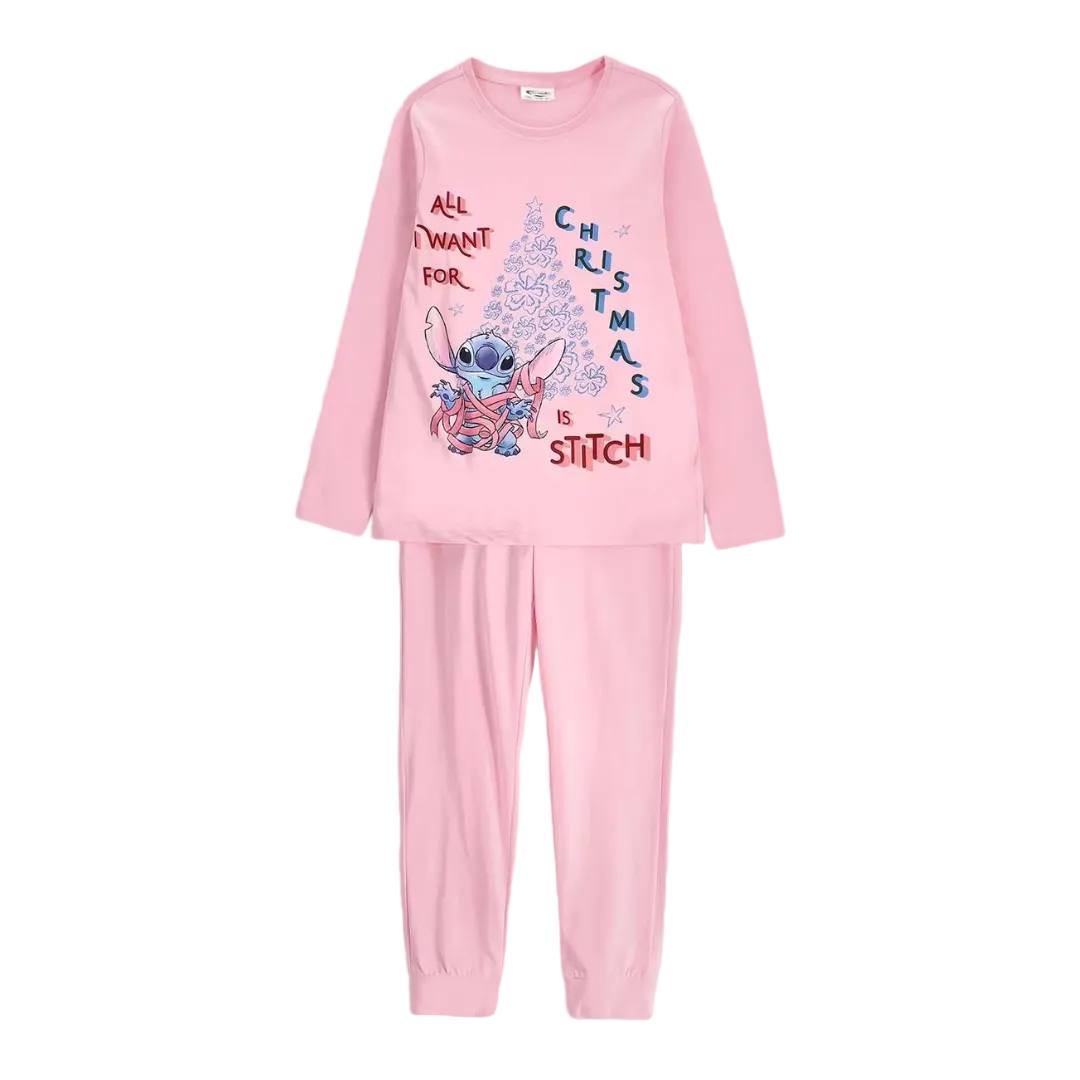 Jólanáttföt - Pink Lilo & Stitch