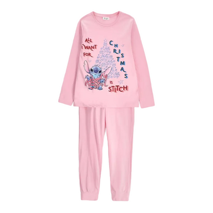 Jólanáttföt - Pink Lilo & Stitch