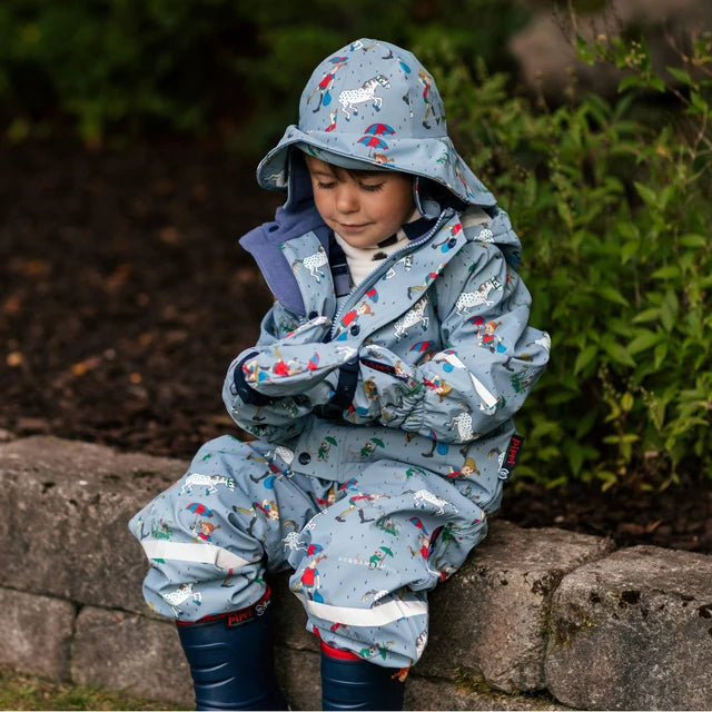 Rain Hat Denim Blue - Lína Langsokkur