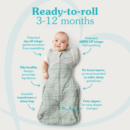Love To Dream Swaddle Up Transition Bag - Oatmeal 1.5Tog