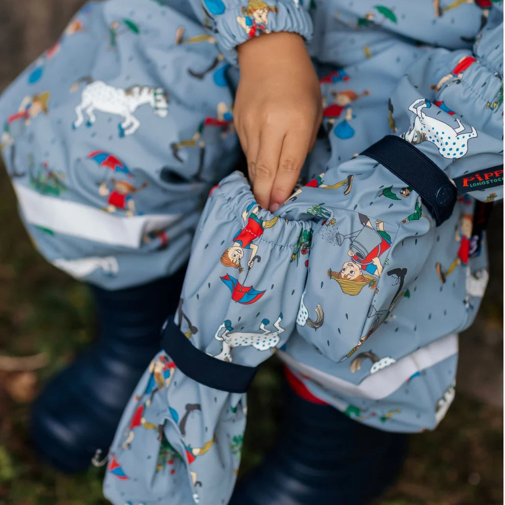 Pollavettlingar Denim Blue - Lína Langsokkur
