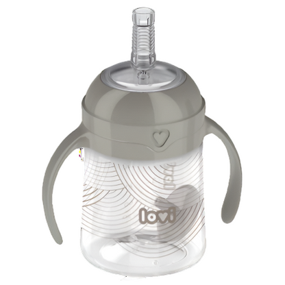 Glas með röri - LOVI First cup with weighted straw 150ml Harmony