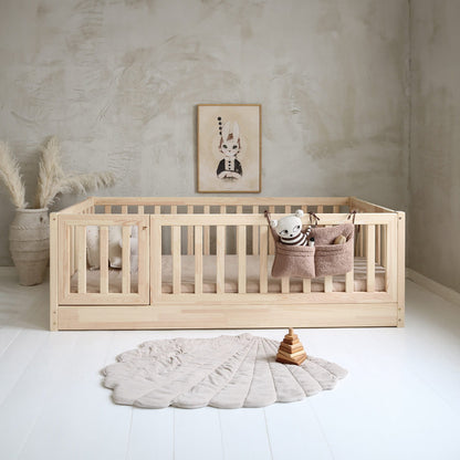 Ungbarnarúm Basic Love Bambi Cot Natural 200/100cm