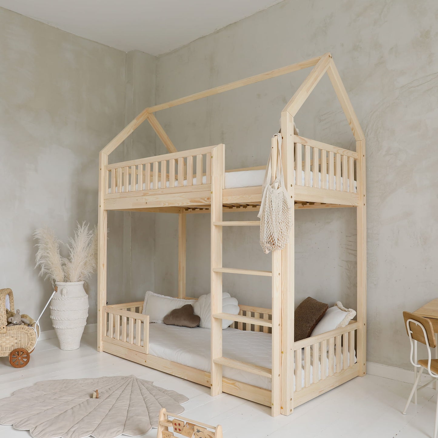 Húsrúm Bianco Bunk Bed Natural