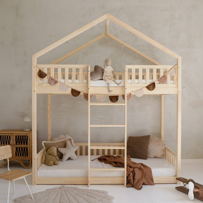 Húsrúm Housebed Bunk Bed Natural