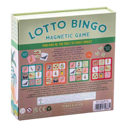 Magnetic Lotto Bingo Spil - Jungle