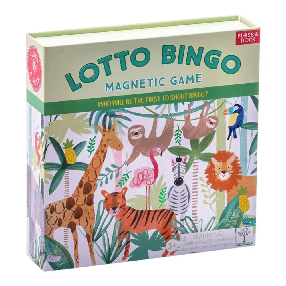 Magnetic Lotto Bingo Spil - Jungle