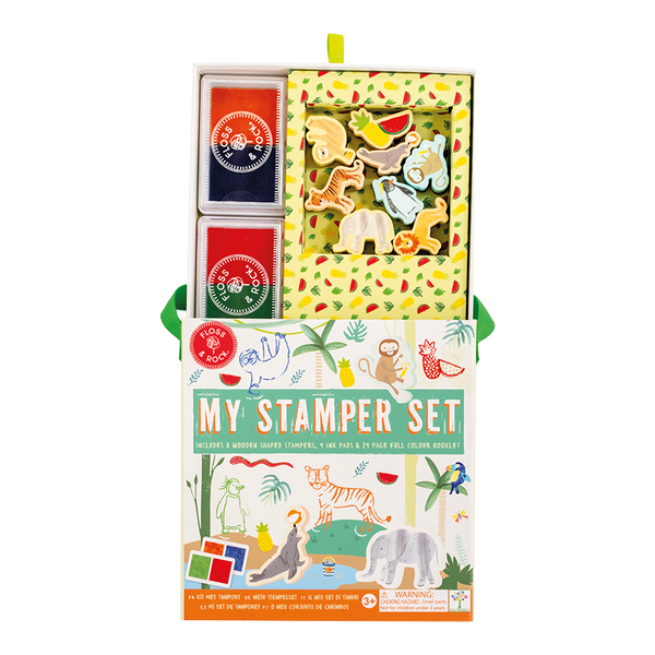 My Wooden Stamper Set - Jungle