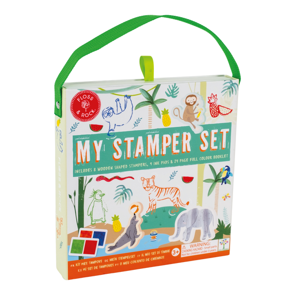 My Wooden Stamper Set - Jungle