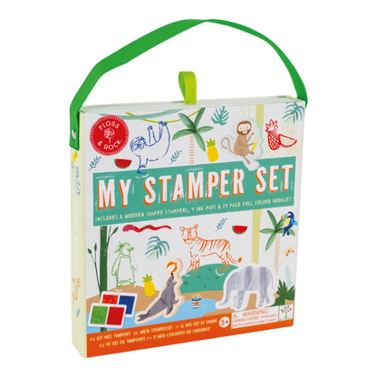 My Wooden Stamper Set - Jungle