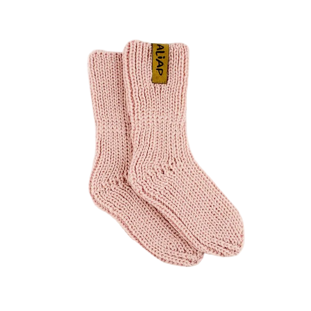 Ungbarna Ullarsokkar - Pink