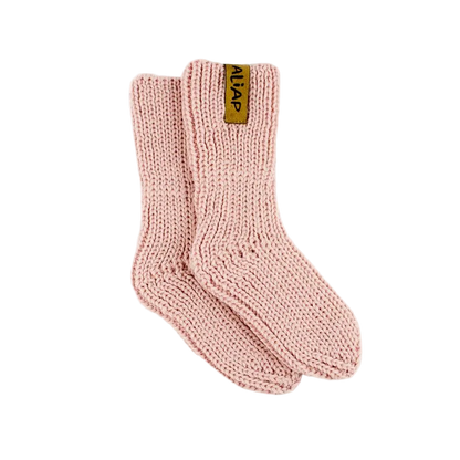 Ungbarna Ullarsokkar - Pink