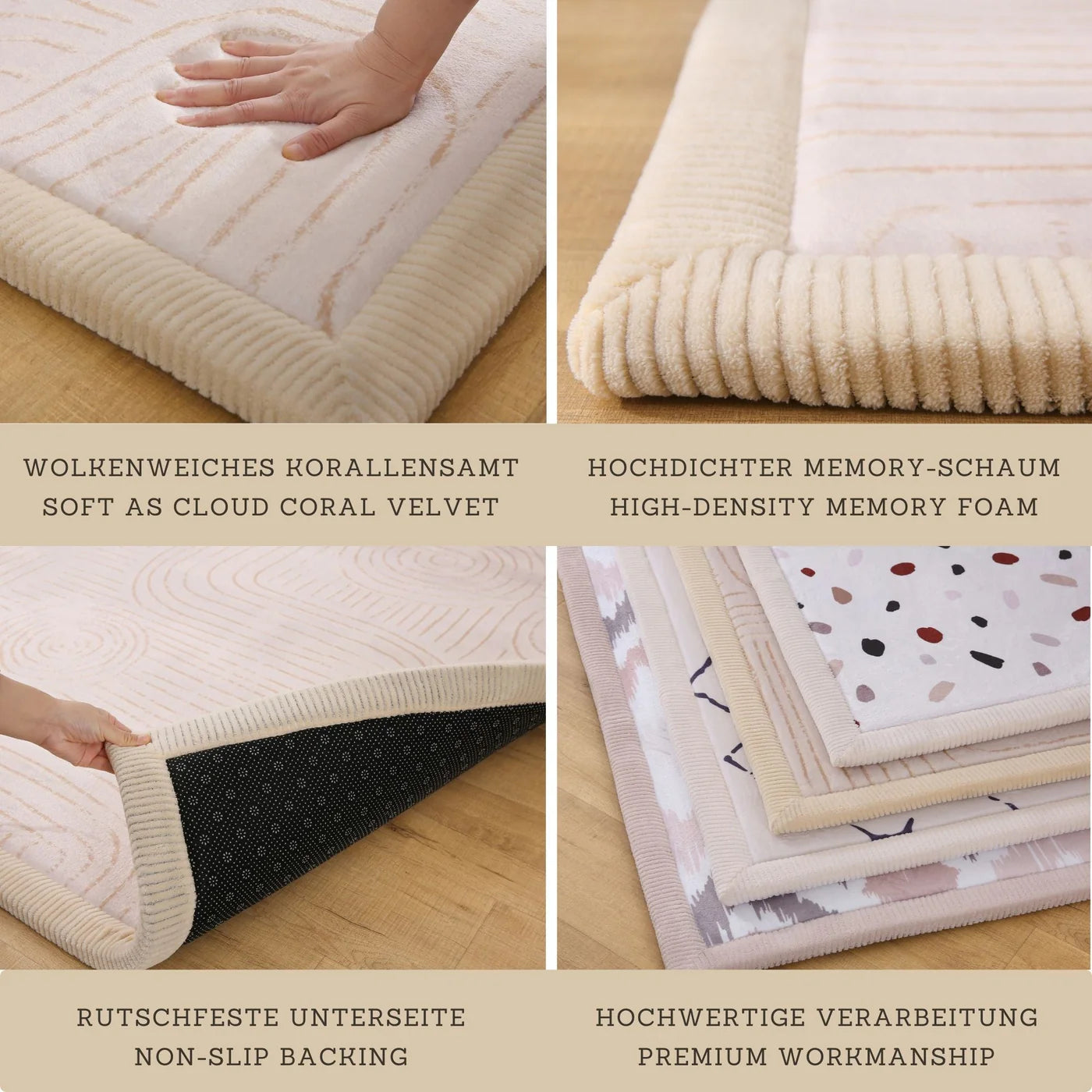 Motta - Cloud Soft Beige Zen Garden 200/150cm - FORPÖNTUN