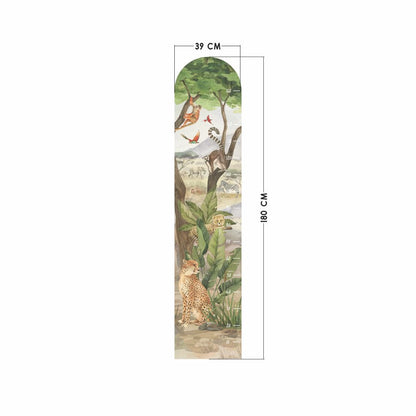 Vegglímmiði - Safari height measurement