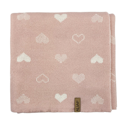 Ullarteppi - Pink Hearts