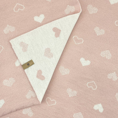 Ullarteppi - Pink Hearts