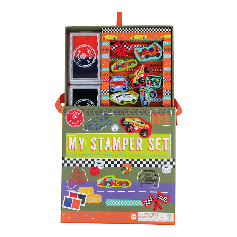 My Wooden Stamper Set - Cars