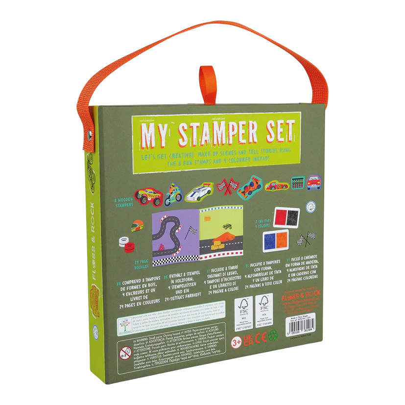 My Wooden Stamper Set - Cars