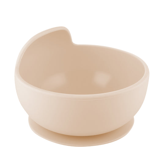 Sílikon Skál - Suction Bowl 330ml - Cream