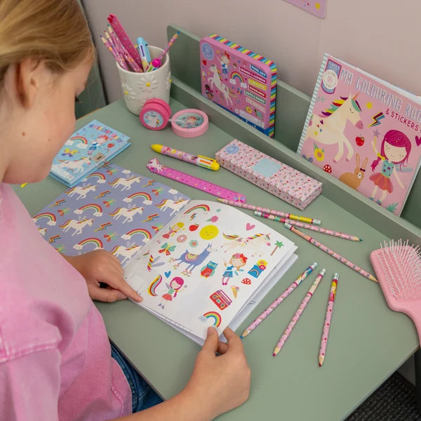 Litabók - Scented Colouring Book with Stickers - Rainbow Faries