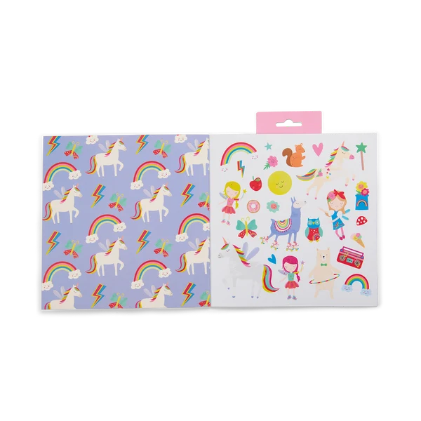 Litabók - Scented Colouring Book with Stickers - Rainbow Faries