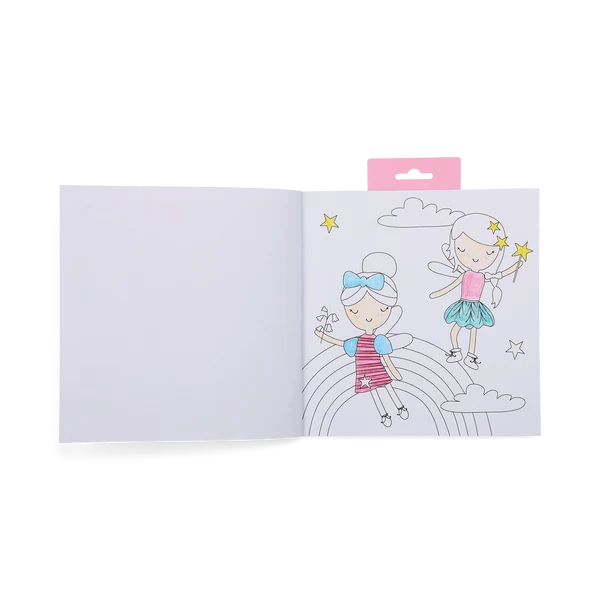 Litabók - Scented Colouring Book with Stickers - Rainbow Faries