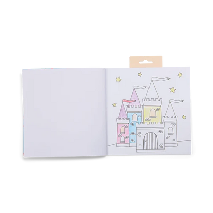 Litabók - Scented Colouring Book with Stickers - Princess