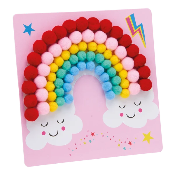 Pom Pom Art - Activity Craft - Rainbow Fairies