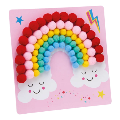 Pom Pom Art - Activity Craft - Rainbow Fairies