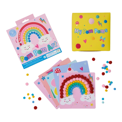 Pom Pom Art - Activity Craft - Rainbow Fairies
