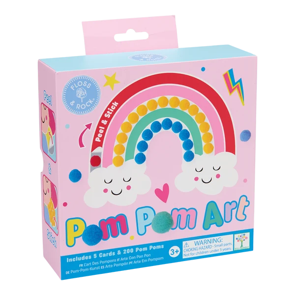 Pom Pom Art - Activity Craft - Rainbow Fairies