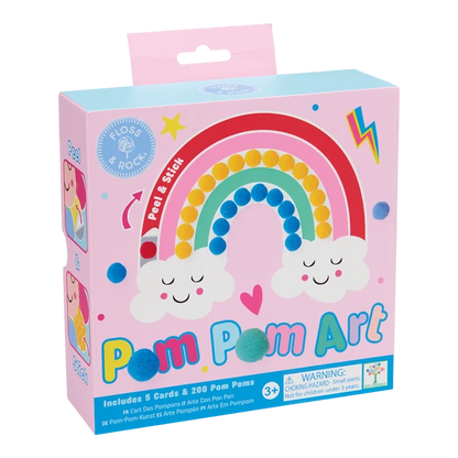 Pom Pom Art - Activity Craft - Rainbow Fairies