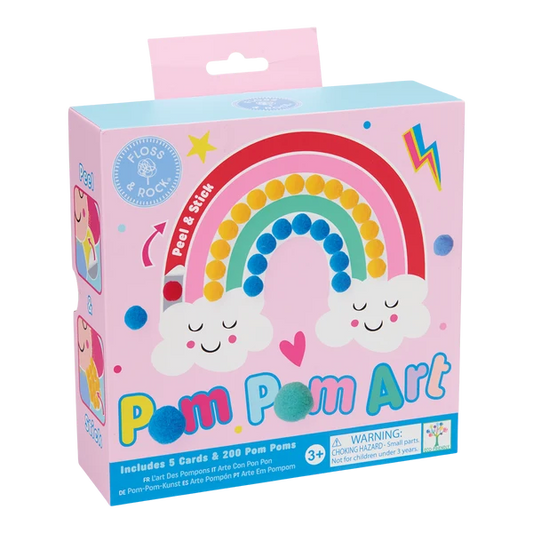 Pom Pom Art - Activity Craft - Rainbow Fairies