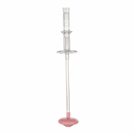 Auka rör - Non-spill silicone weighted straw Pink