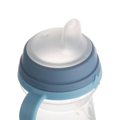 Drykkjarmál - First Cup with Silicone Spout 250ml Blue