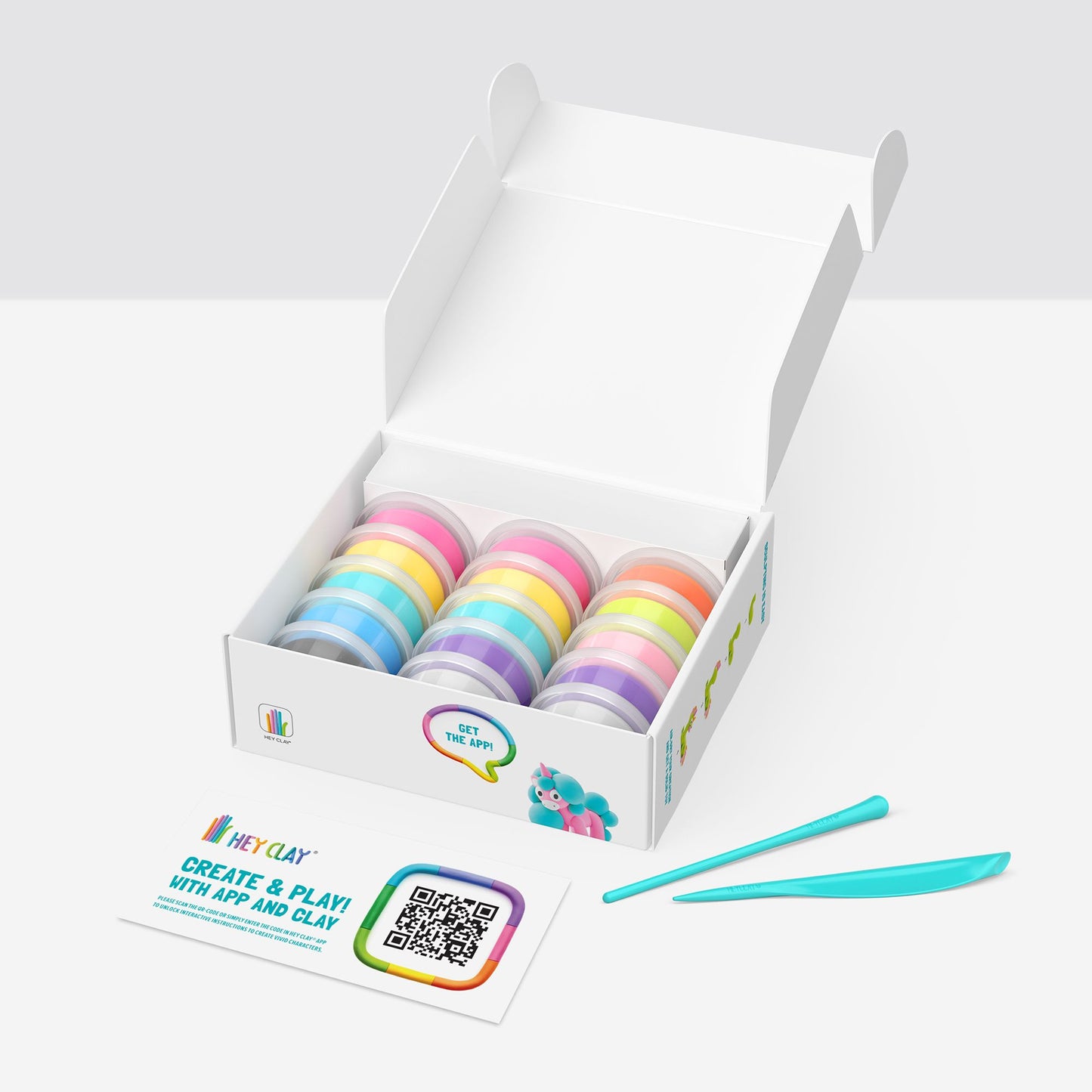 Hey Clay Rainbow Unicorns - 15 cans