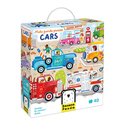 Moto Jumbo Puzzle Cars 3+