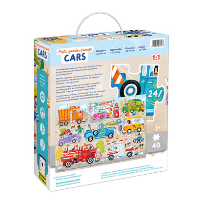 Moto Jumbo Puzzle Cars 3+