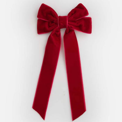 Hárspenna með slaufu - Christmas Red