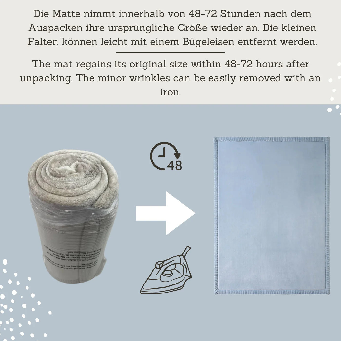 Motta - Cloud Soft Sky Blue 200/150cm - FORPÖNTUN