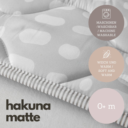 Quilted Leikmotta - Gray 127/127cm - FORPÖNTUN