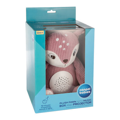 Music box and projector 3in1 - Baby Deer Pink