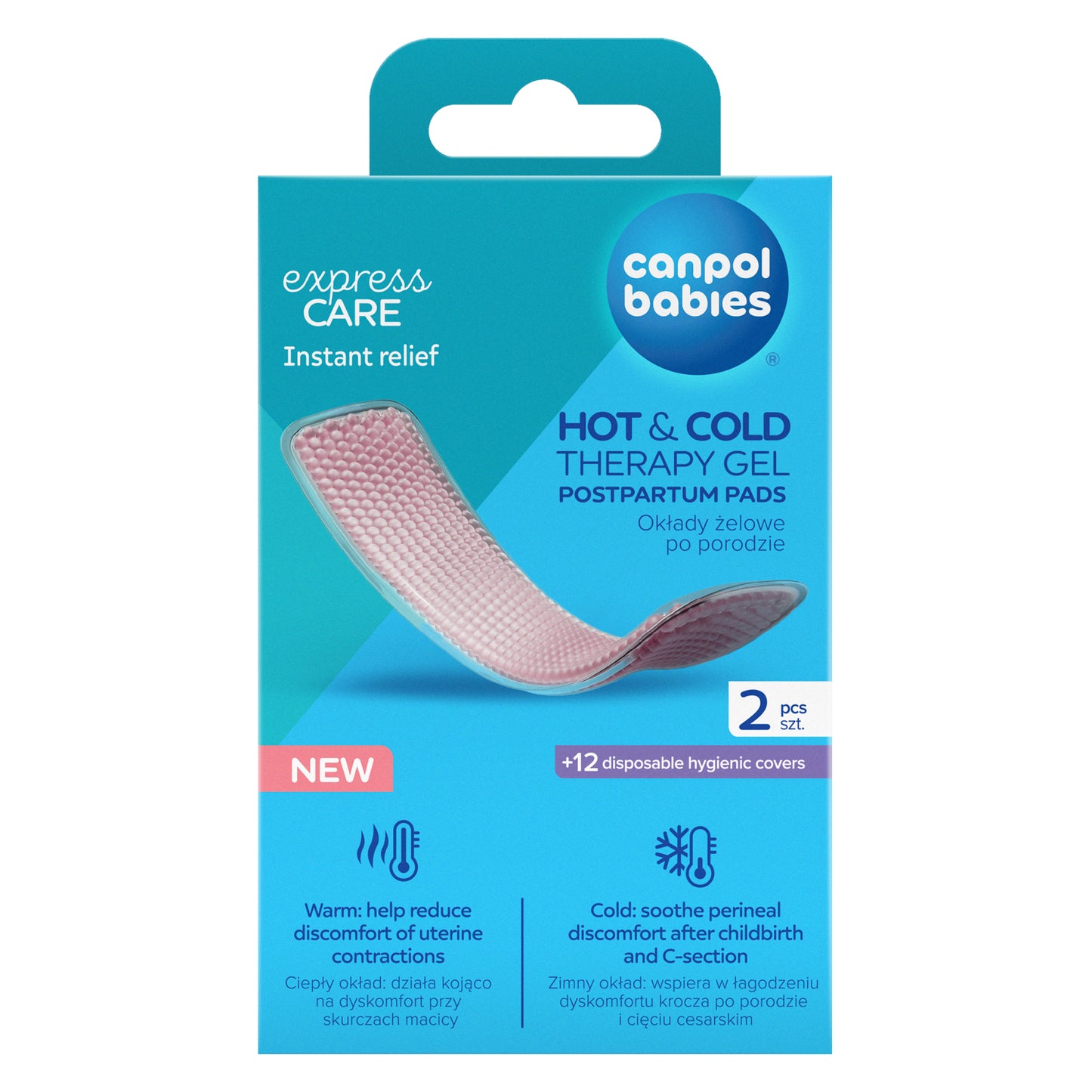 Hot & Cold Postpartum Gel Pads - 2 pcs