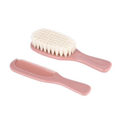 Burstasett Newborn Baby- Brush & Comb Pink