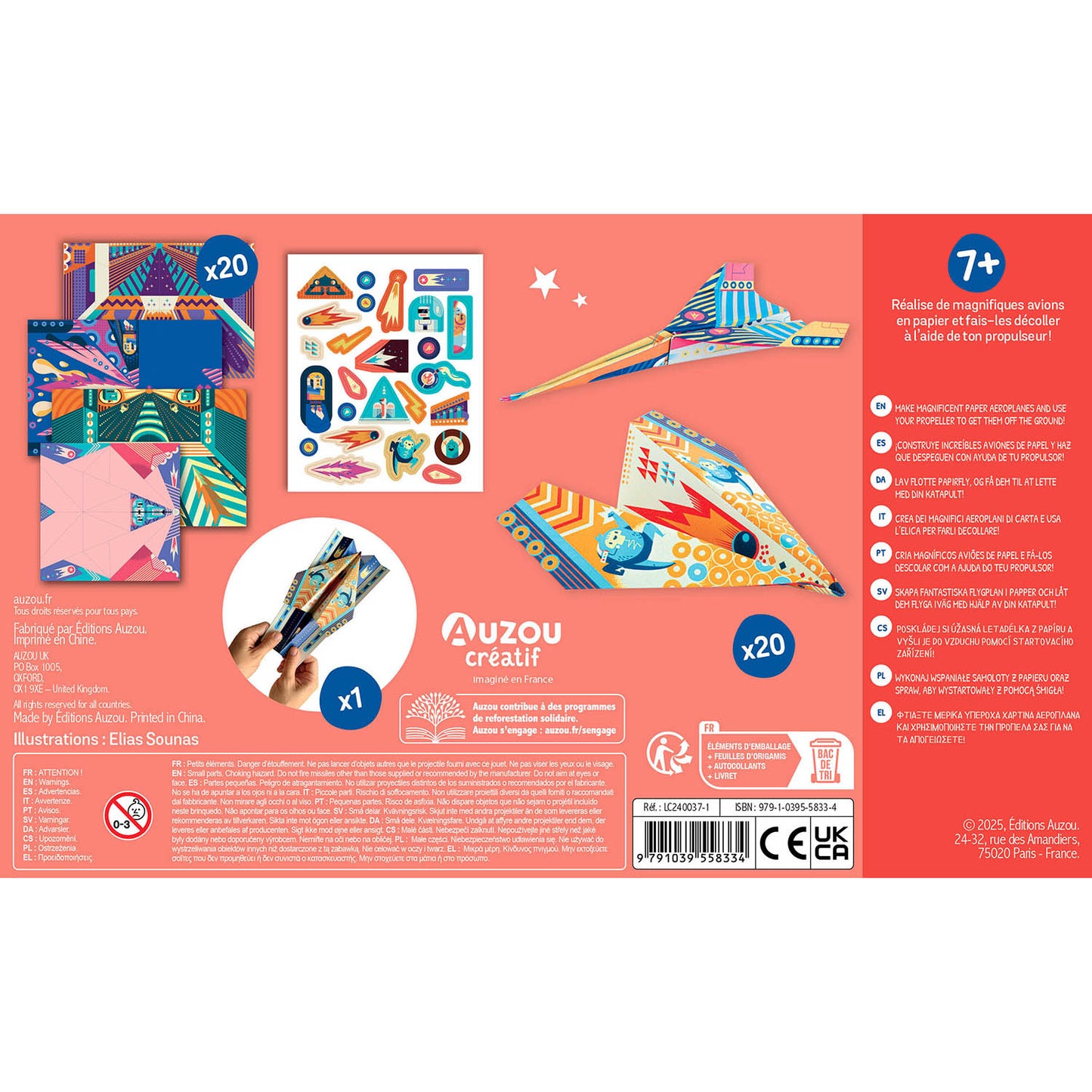 Activity Kit - Paper Planes with stickers